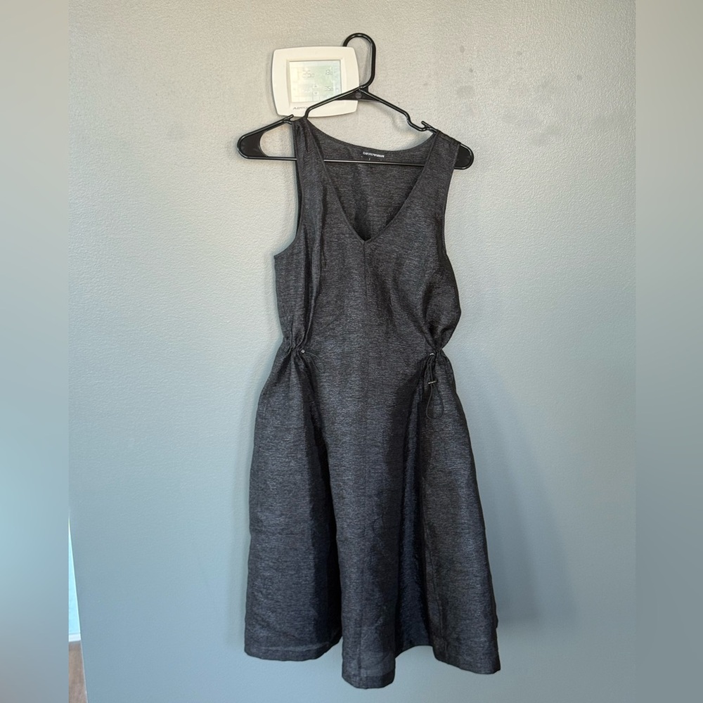 Emporio Armani Gray Mini Dress